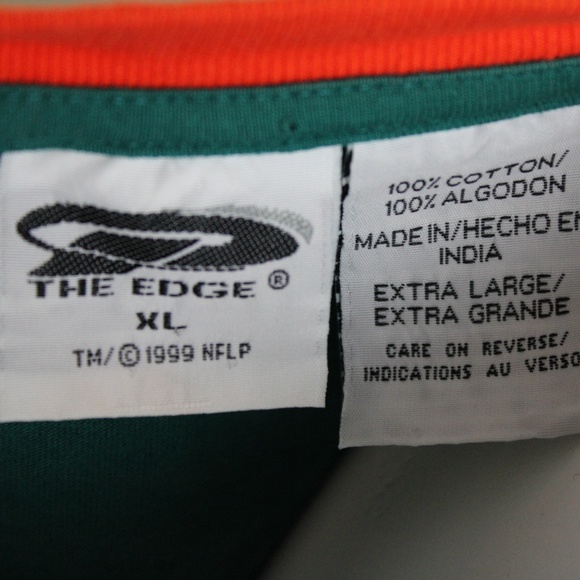 1999 Vintage Miami Dolphins Embroidered Tee XL - Picture 6 of 6